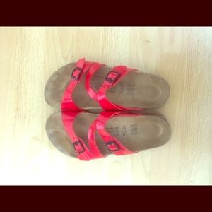 Red Birki’s/ Birkenstock Size 9